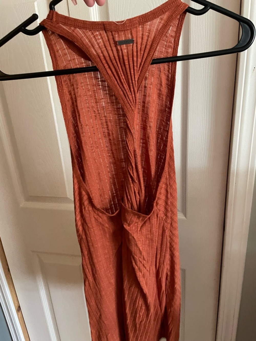 Billabong Rust Ribbed A-Line Muscle Tank - Picture 3 of 3